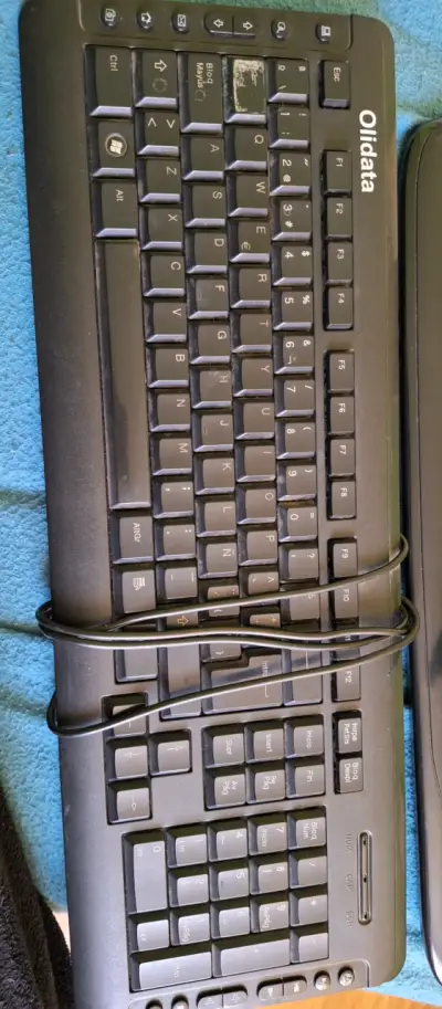 Lote 3 teclados de pc para repuesto o uso - miniatura 2