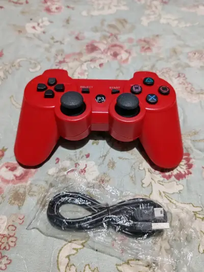 Control inalámbrico nuevo para PS3 con cable USB - miniatura 1