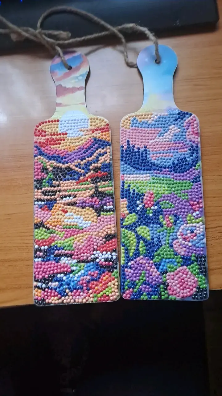 Tablas decorativas con diseño de paisajes - 4