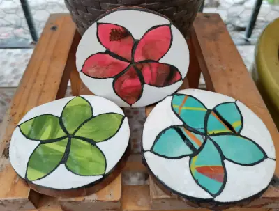 Set posavasos 100% artesanales✨ - miniatura 1