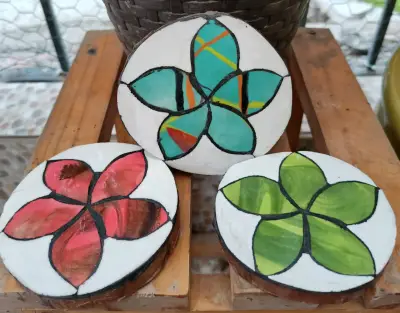 Set posavasos 100% artesanales✨ - miniatura 3