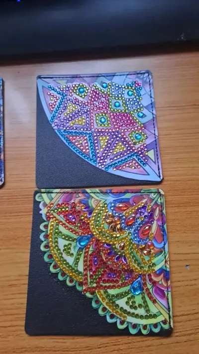 Para de marcadores de paginas de cuero - miniatura 4