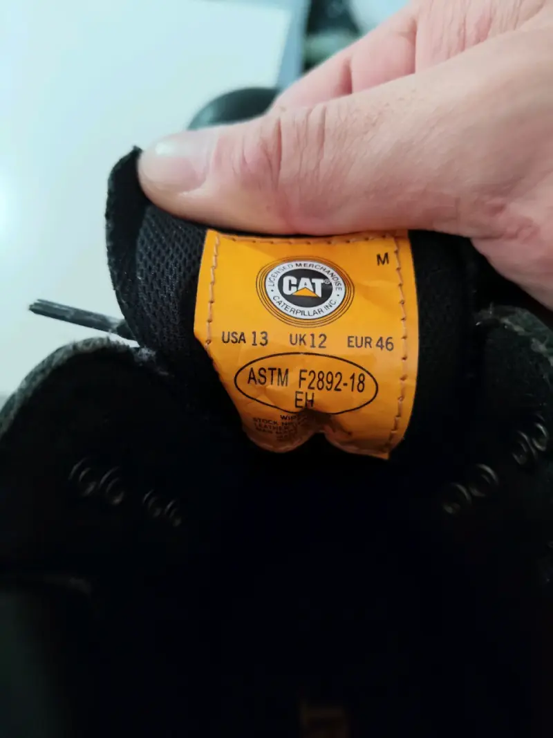 Botas de trabajo negras Caterpillar talla 46 - 4