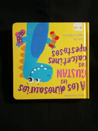 Libro infantil interactivo de dinosaurios y unicornios - miniatura 1