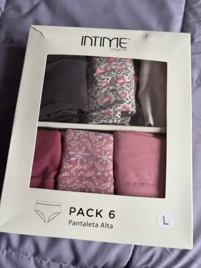 Pack de 6 Pantaletas Altas Intime Lingerie - miniatura 1