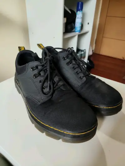 Zapatos de cuero negro Dr. Martens Reeder - miniatura 1