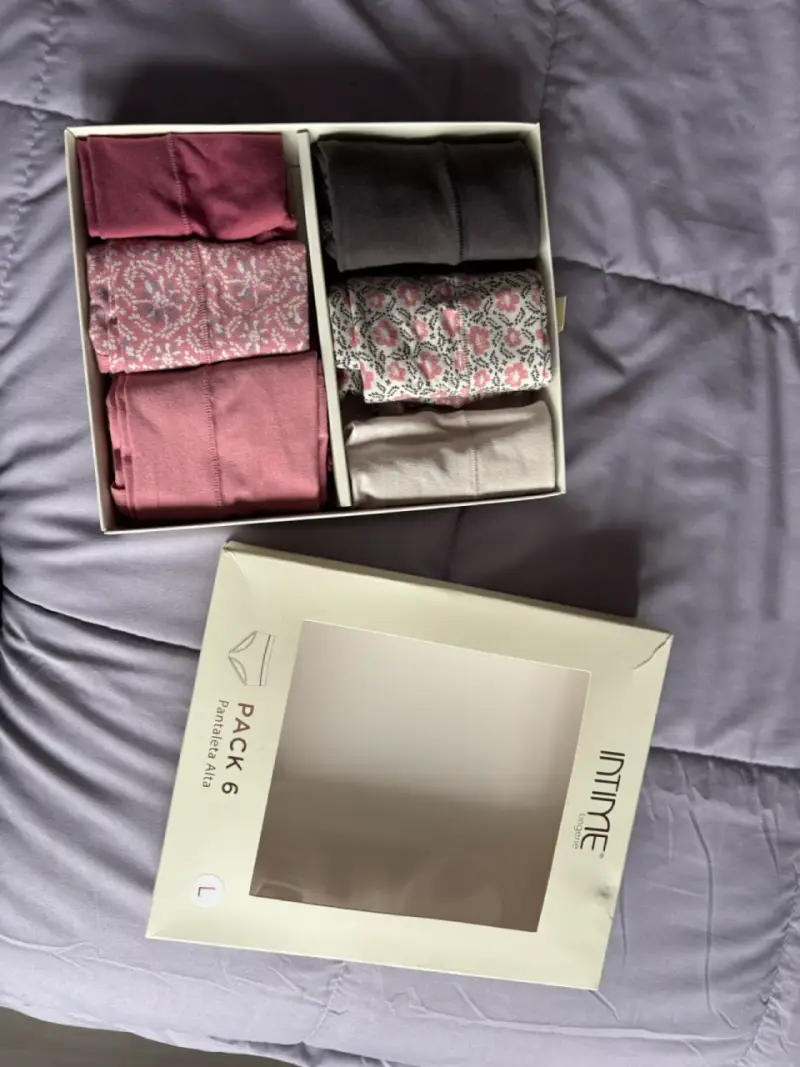 Pack de 6 Pantaletas Altas Intime Lingerie - 2