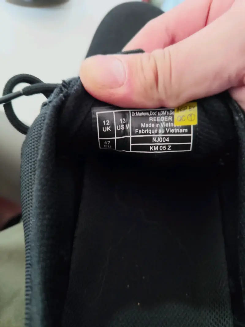 Zapatos de cuero negro Dr. Martens Reeder - 4
