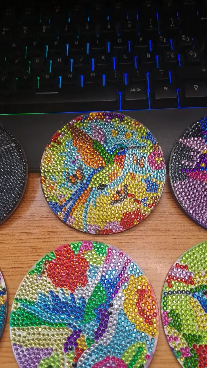 Posavasos decorativos con diseño de aves - 2