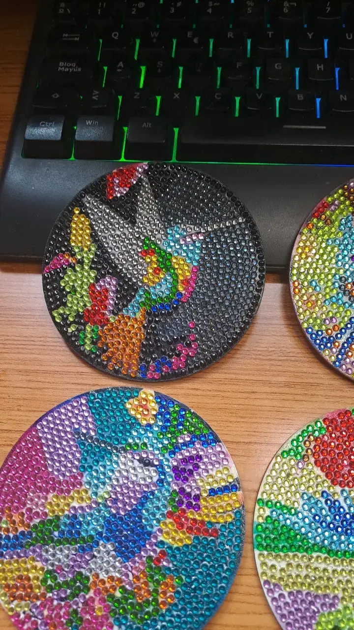 Posavasos decorativos con diseño de aves - 3
