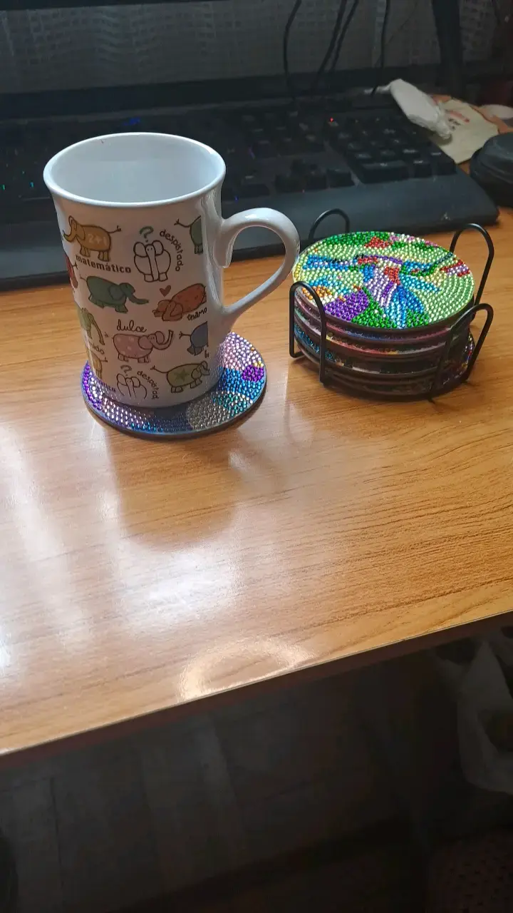 Posavasos decorativos con diseño de aves - 5