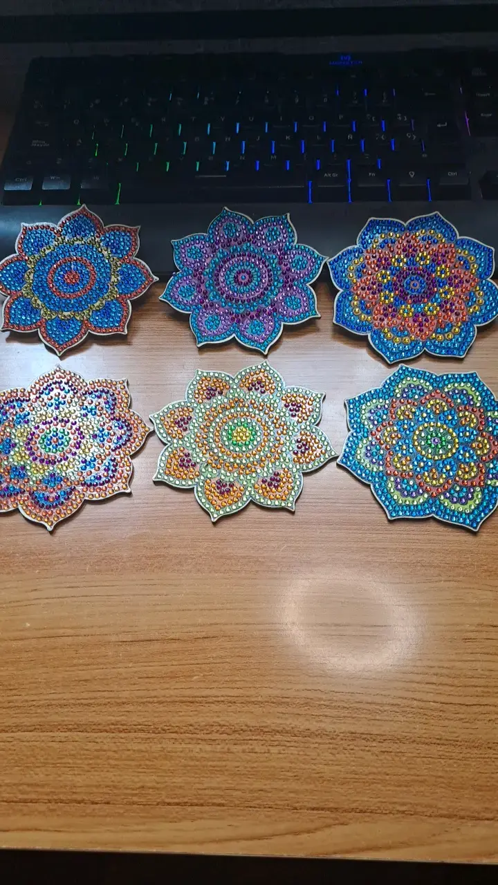 Set de Posavasos Mandala Decorativos - 1