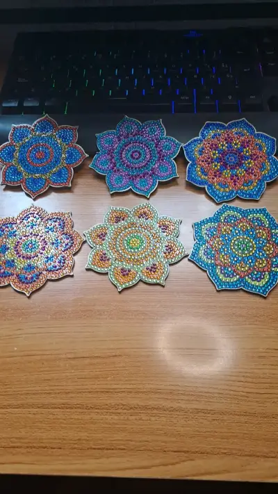 Set de Posavasos Mandala Decorativos - miniatura 1