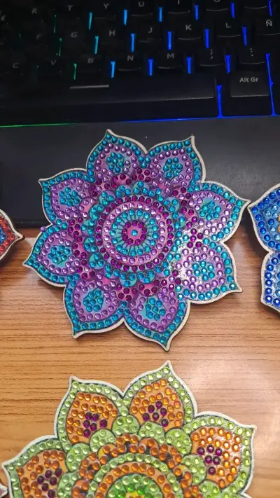 Set de Posavasos Mandala Decorativos - miniatura 3