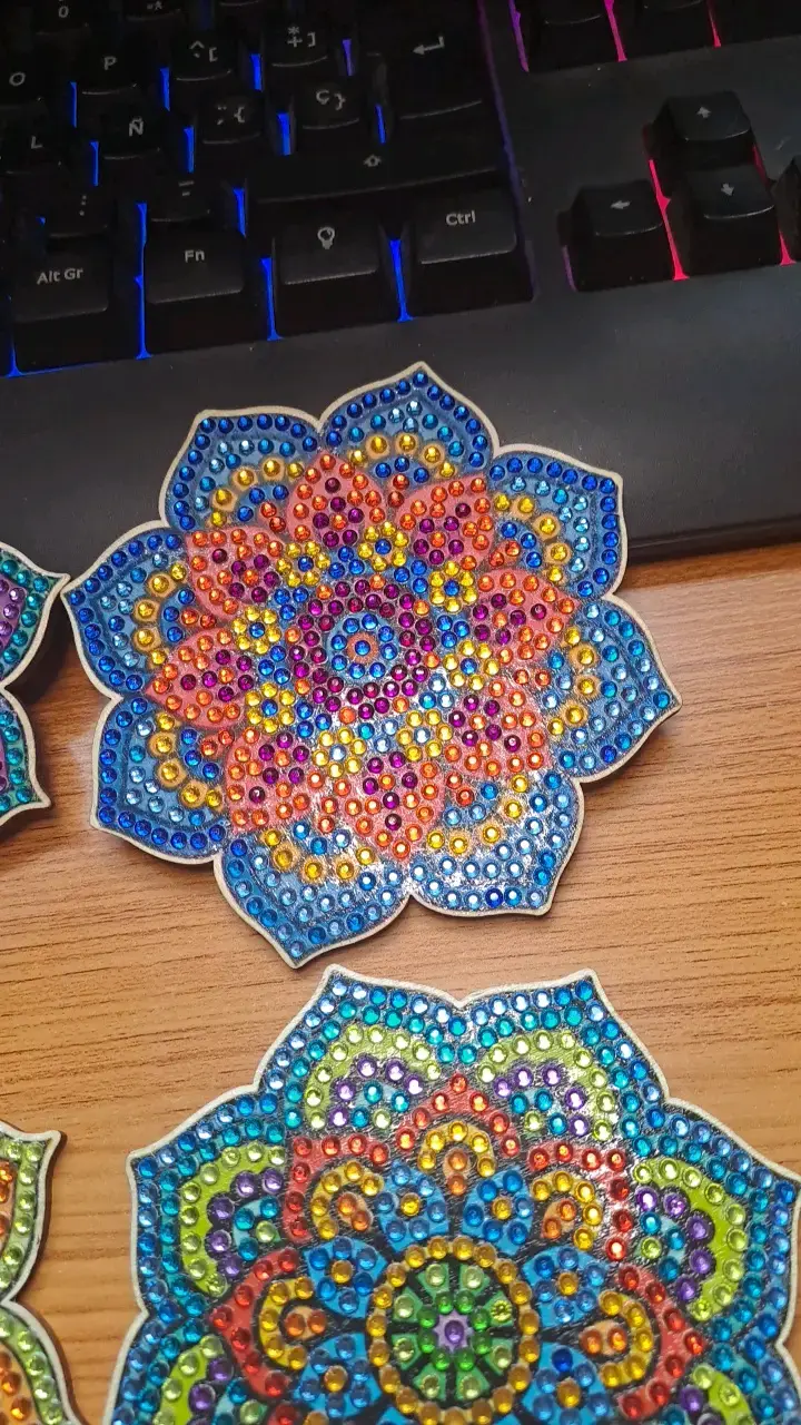 Set de Posavasos Mandala Decorativos - 4