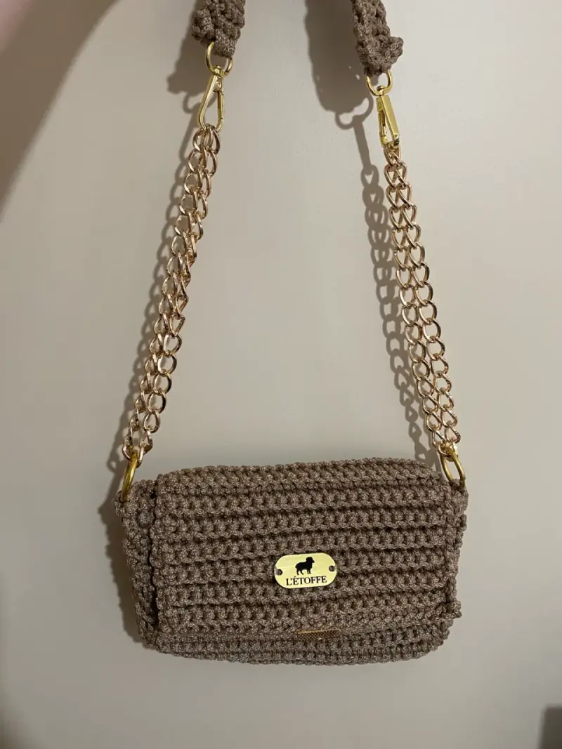 Cartera de mano tejida - 3