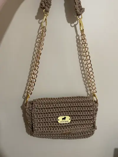 Cartera de mano tejida - miniatura 3