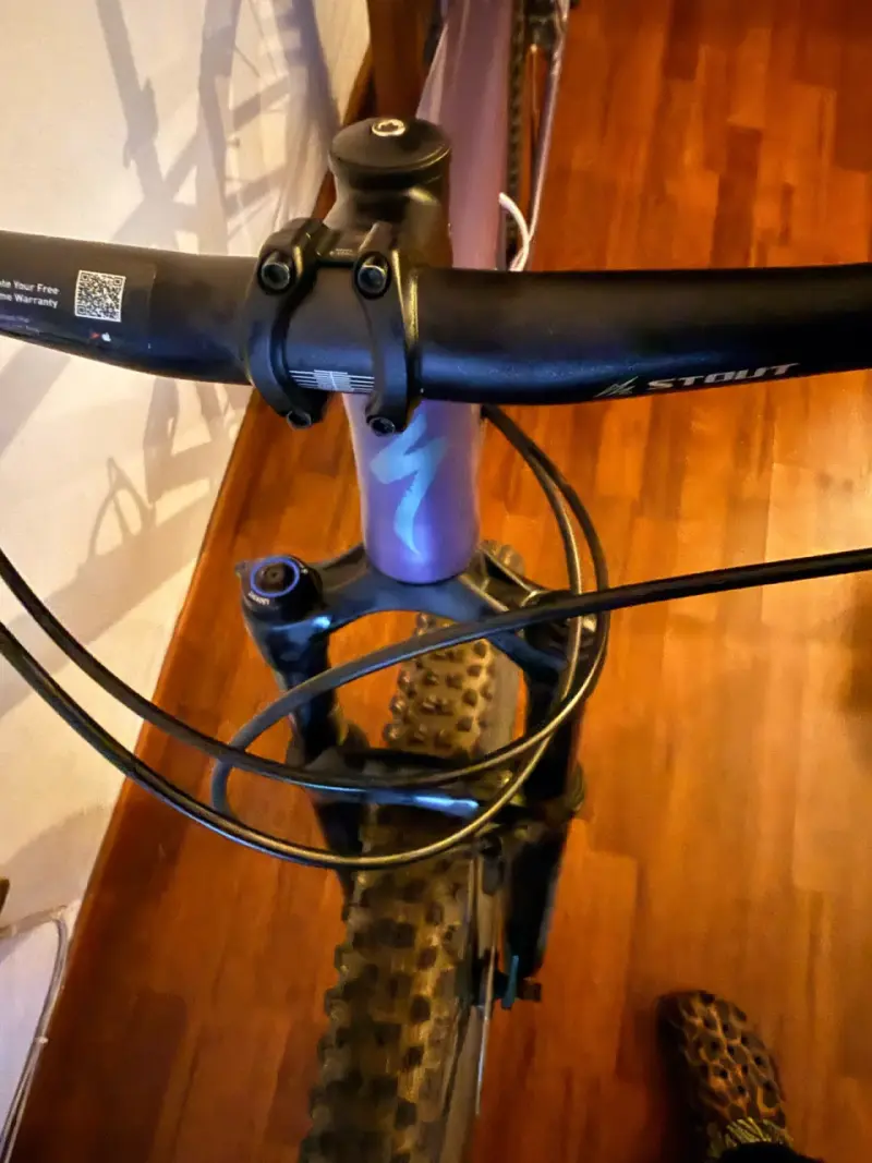Bicicleta de montaña Specialized RockShox morada - 5