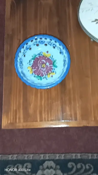 Frutero de cerámica pintado a mano Portugal - miniatura 1