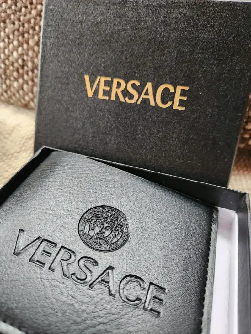 Billetera Tommy Hilfiger, Lacoste Versace en caja - 4