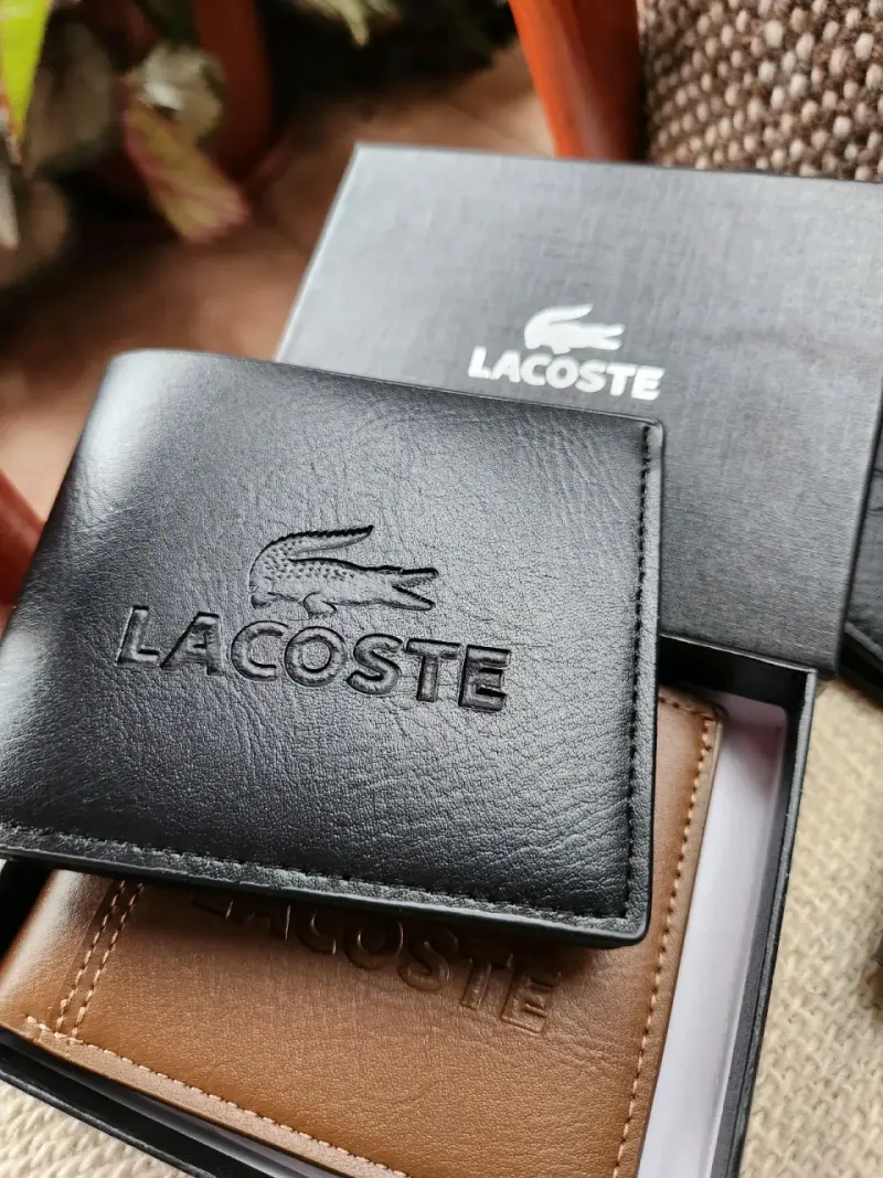 Billetera Tommy Hilfiger, Lacoste Versace en caja - 5
