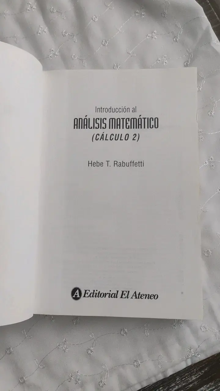 Libro Introducción al Análisis Matemático Cálculo 2 - 4