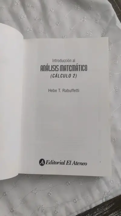 Libro Introducción al Análisis Matemático Cálculo 2 - miniatura 4