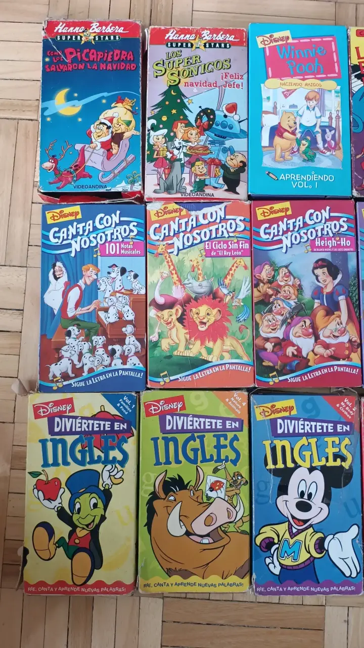 Colección de VHS infantiles Disney y Hanna-Barbera - 1