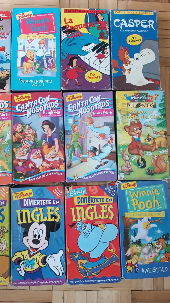 Colección de VHS infantiles Disney y Hanna-Barbera - 2