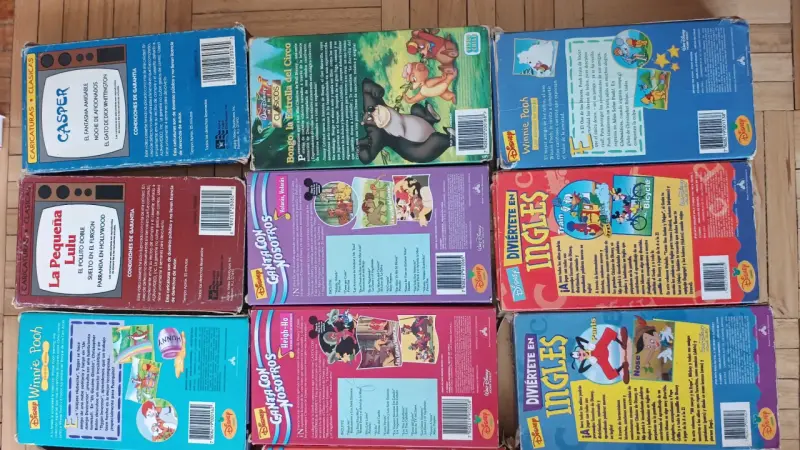 Colección de VHS infantiles Disney y Hanna-Barbera - 4