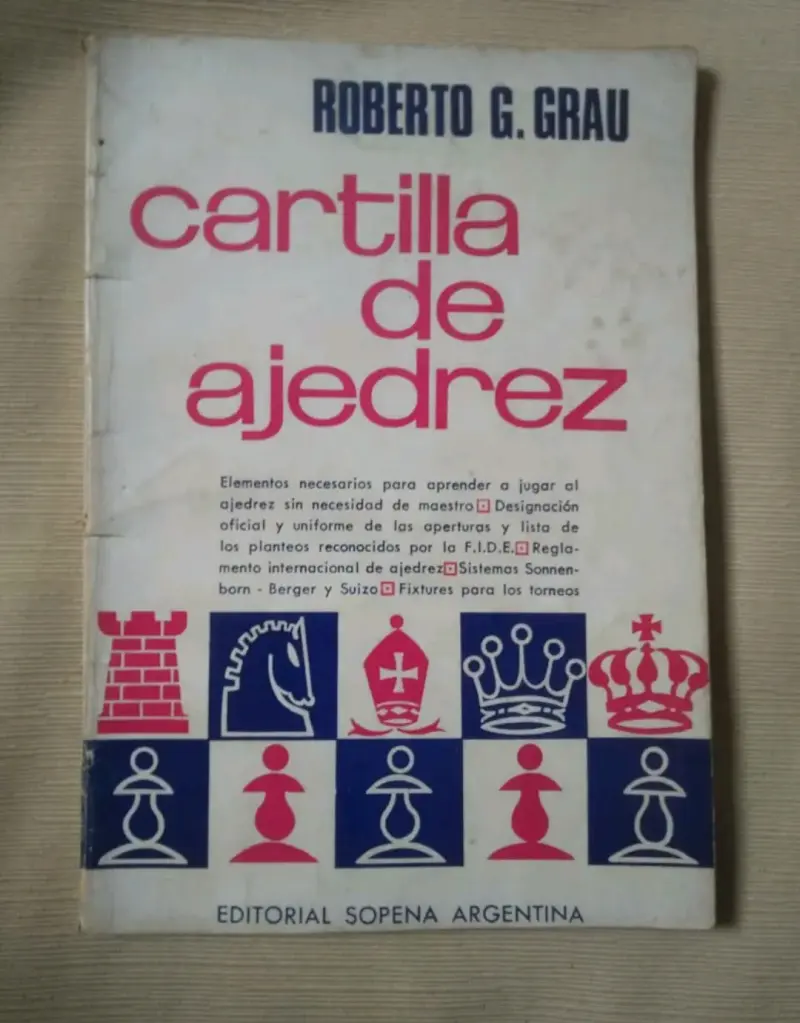 Libro de ajedrez. Cartilla de ajedrez - 1