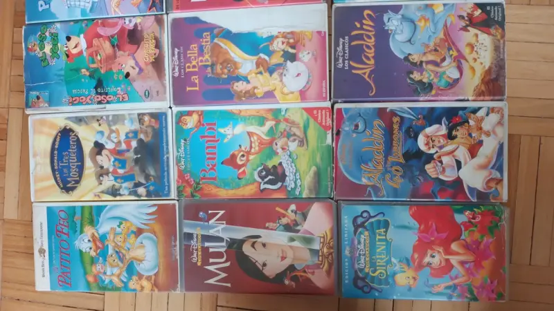 Colección de VHS de películas animadas clásicas - 2