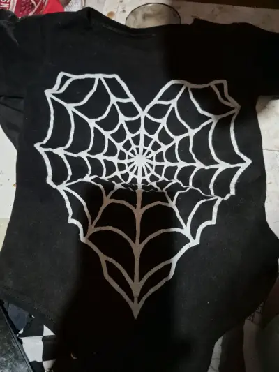 Body de bebé negro con diseño de telaraña - miniatura 2