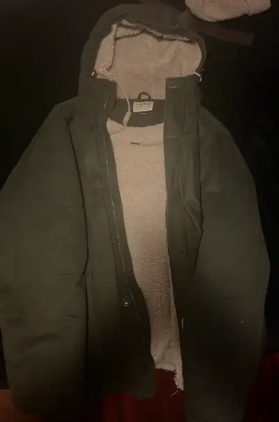 chaqueta Foster verde con forro polar - miniatura 1
