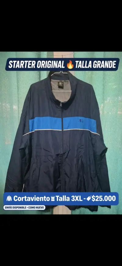 Cortaviento Starter Original Talla Grande - miniatura 1