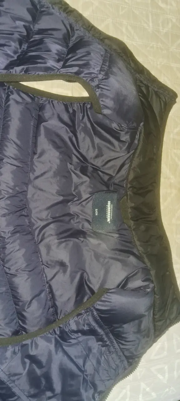 Chaleco acolchado negro hombre talla S-M Hummer - 4