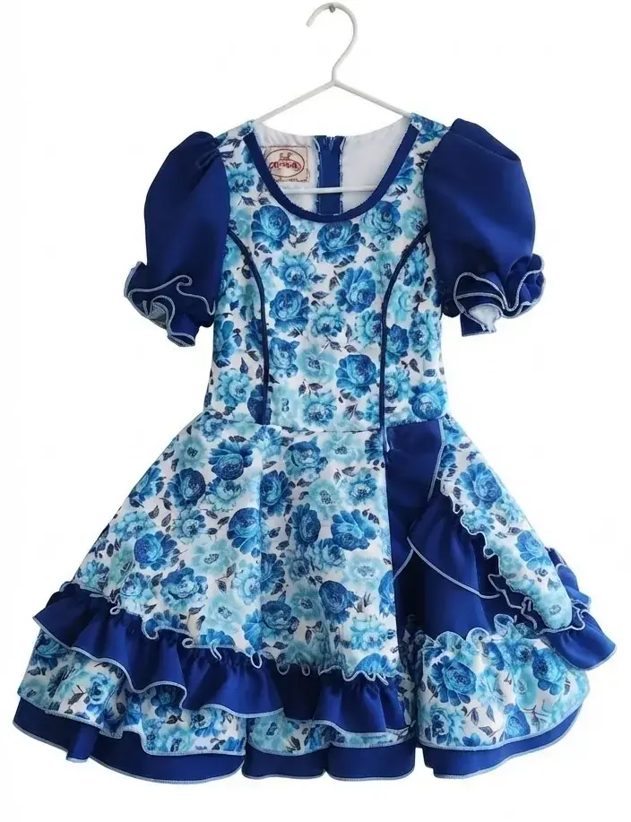 Vestido de China Huasa con falso incorporado
