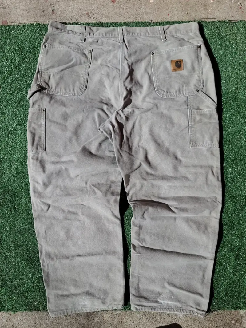 🩶 CARHARTT DOUBLE KNEE — GRIS / STONE - 1