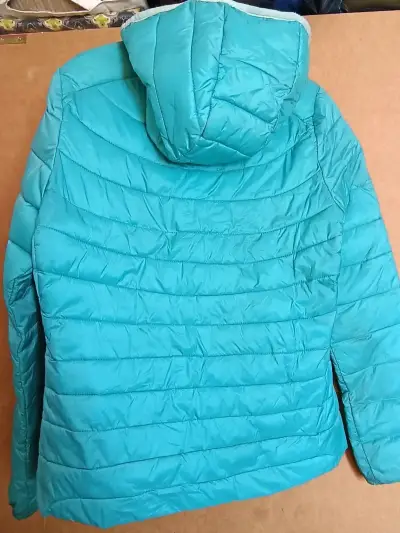 Chaqueta acolchada turquesa BNNA Club para mujer - miniatura 4