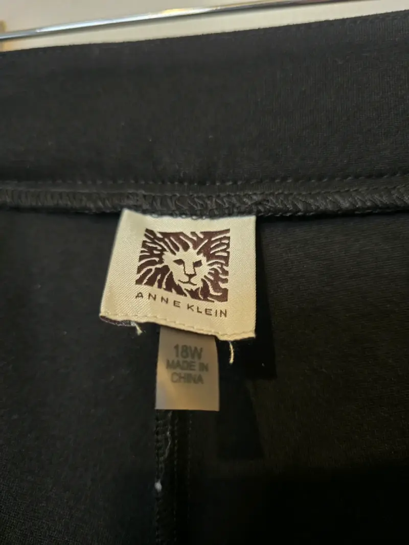 Pantalones negros Anne Klein talla 18W - 3
