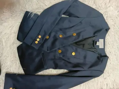 Blazer azul marino con botones dorados H&M - miniatura 1