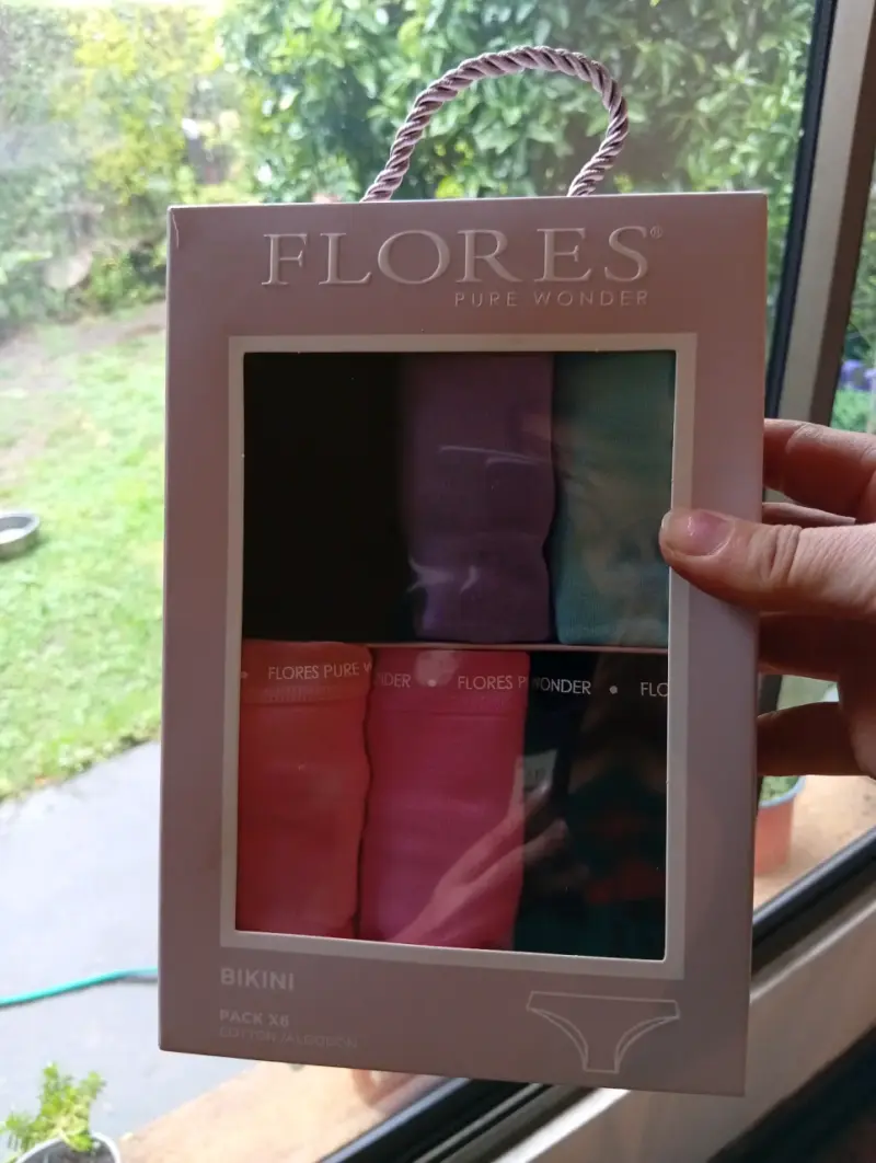 Pack de 6 bikinis de algodón Flores Pure Wonder - 1