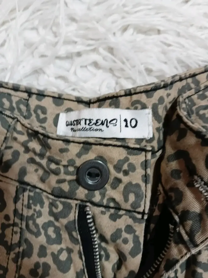 Pantalones cargo estampado leopardo Clastor Teen - 2