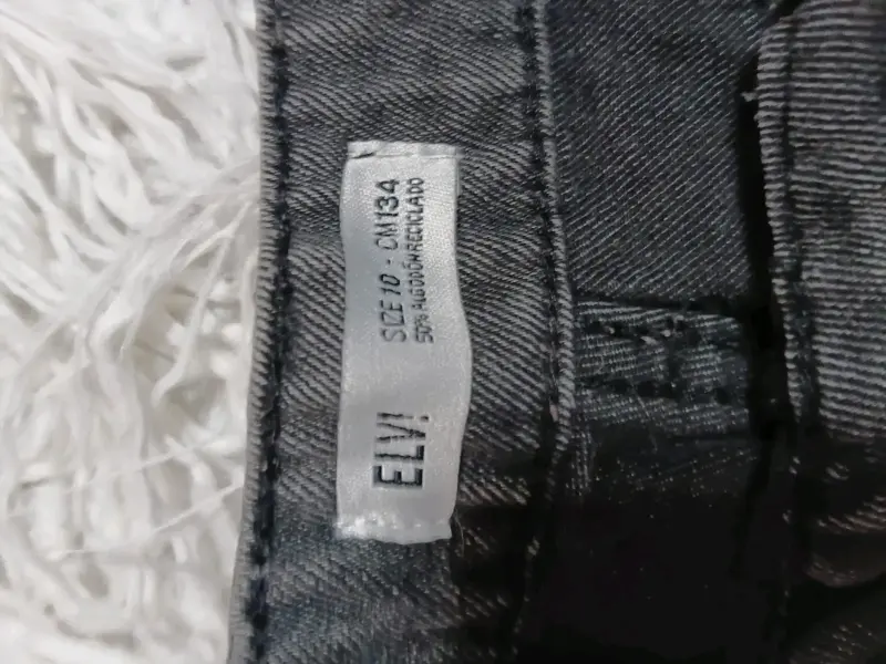 Jeans grises para niña talla 10 - 2