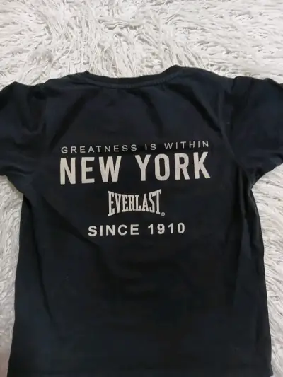 Polera negra Everlast para mujer - miniatura 2