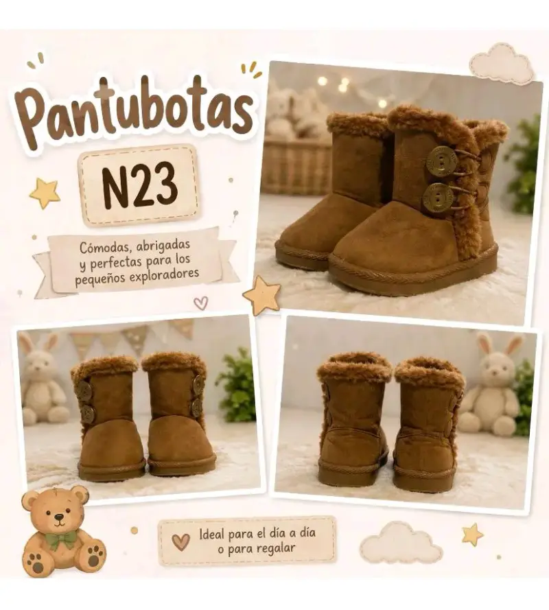 Pantubotas para niños N23 abrigadas