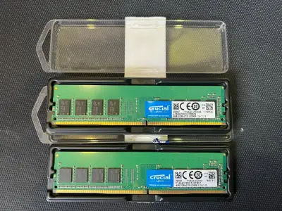 Memoria RAM Crucial 2x4GB DDR4 2133MHz (8GB total) - miniatura 1