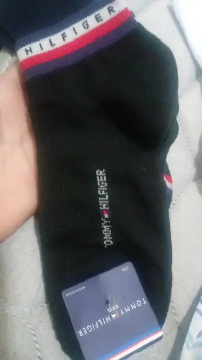 Calcetines Tommy Hilfiger negros y azul marino - miniatura 1