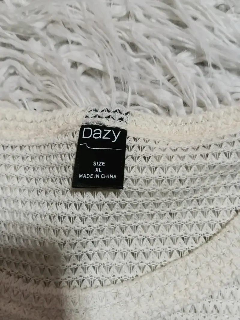 Polera tejida blanca Dazy - 2