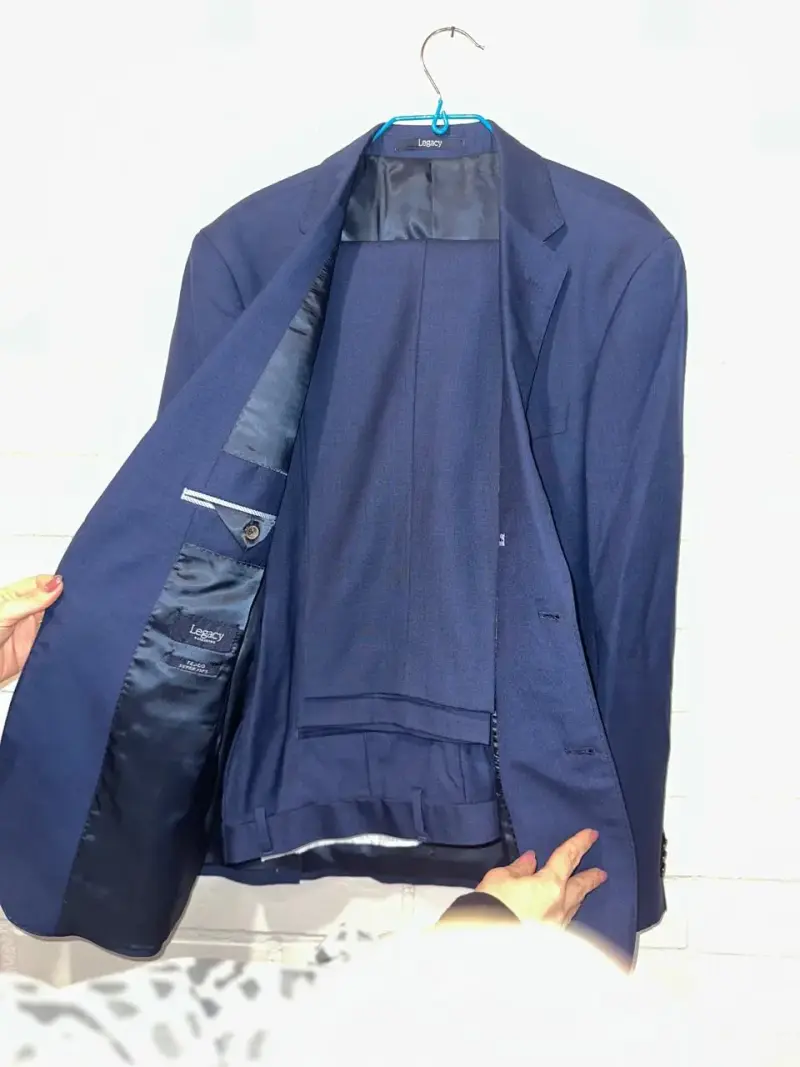Traje azul marino de lana talla 48 Legacy - 3